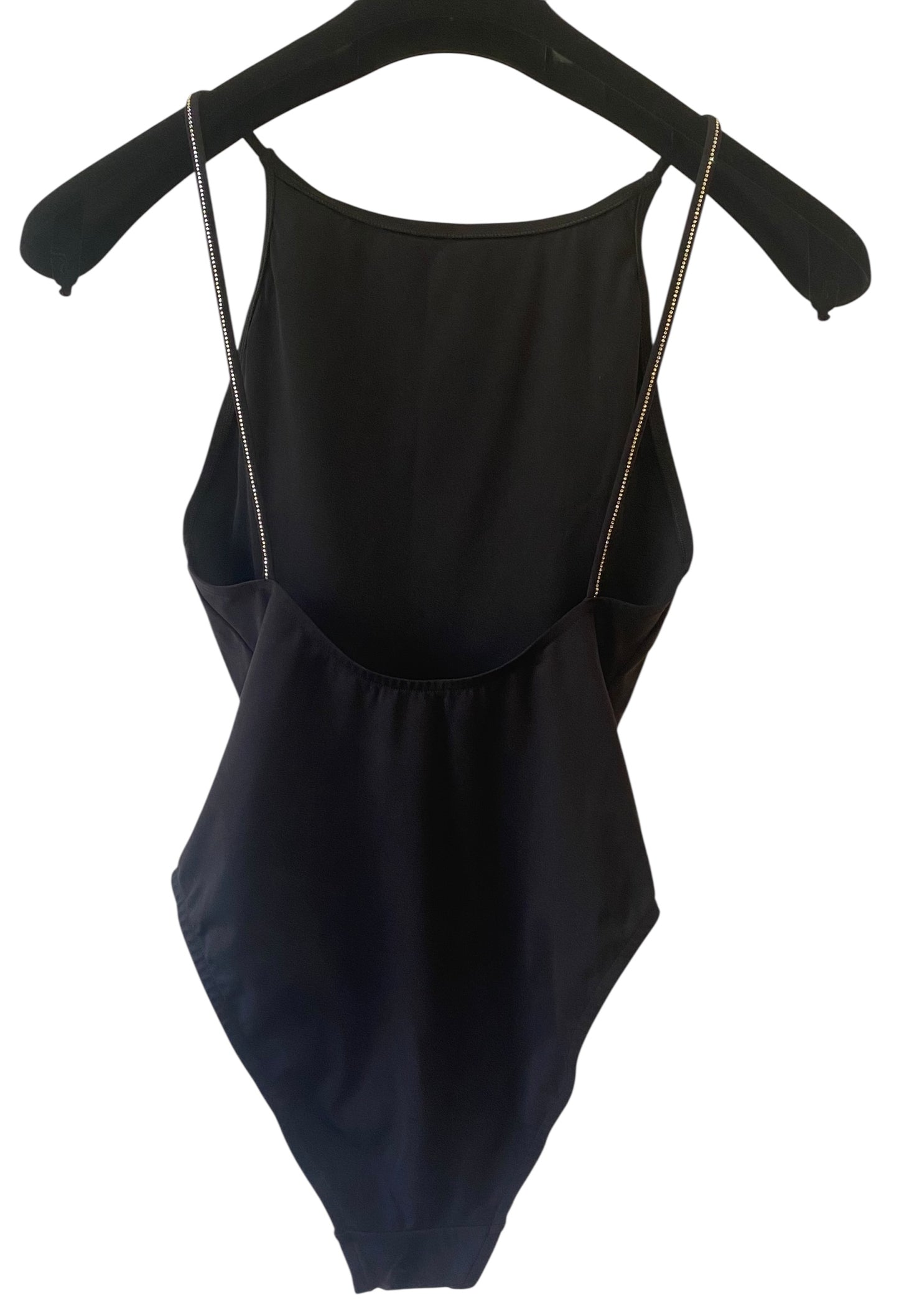 Chanel 23C One Piece Swim Bathing Suit Body Suit FR 38