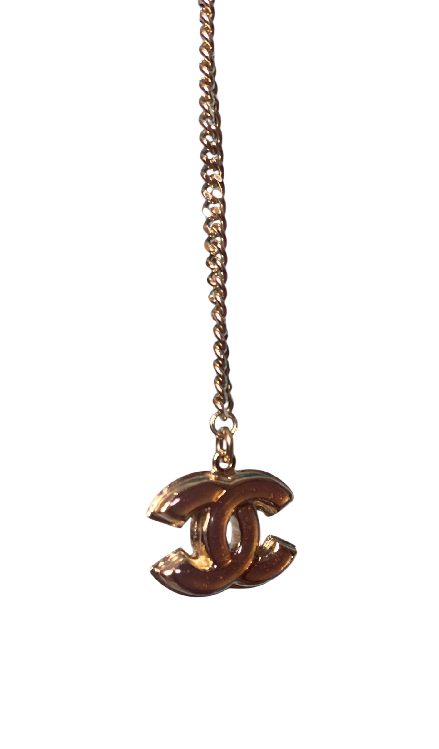 Chanel 08P Gold Chain Multicolor Cabochon Stones CC Waist Belt/Necklace