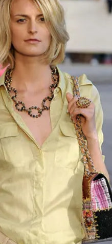 Rare XL 11C Saint Tropez Runway Statement Gold Gripoix Pearl Ring Size US 6 EU 52