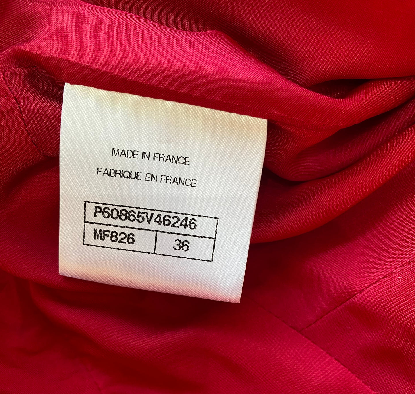 Chanel 19C La Pausa Red Tweed Pearl Shorts FR 36