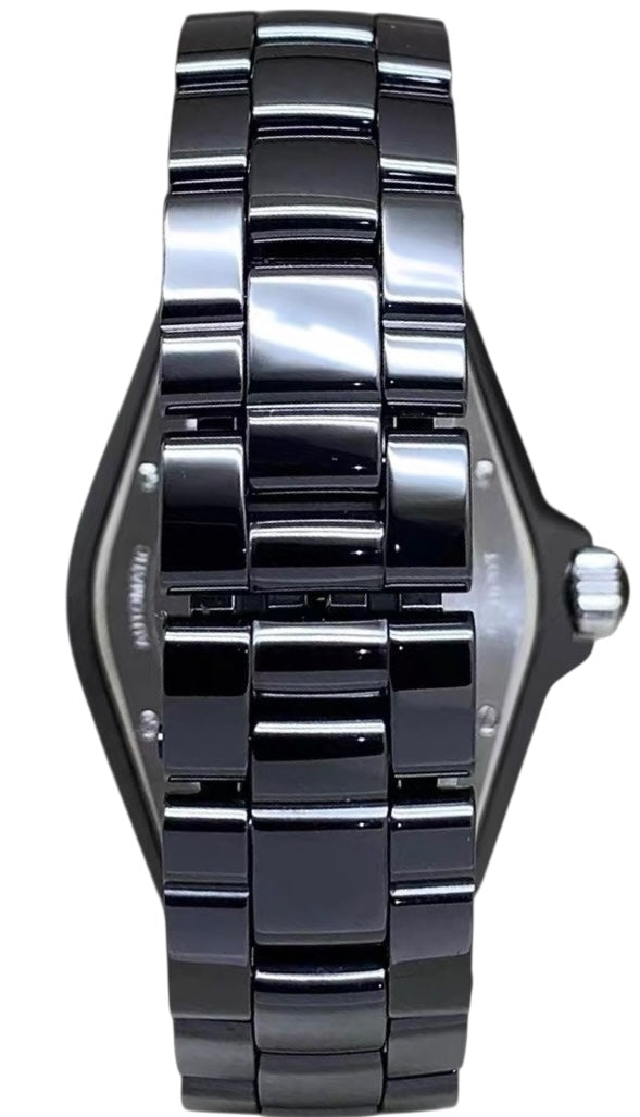 Chanel Black Ceramic Ruby 38mm (Large Bezel) J12 Automatic Watch
