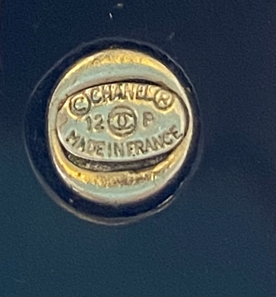 Rare Chanel 12P Black Pink Crystals Camellia Flower Double Sided CC Cuff Bracelet