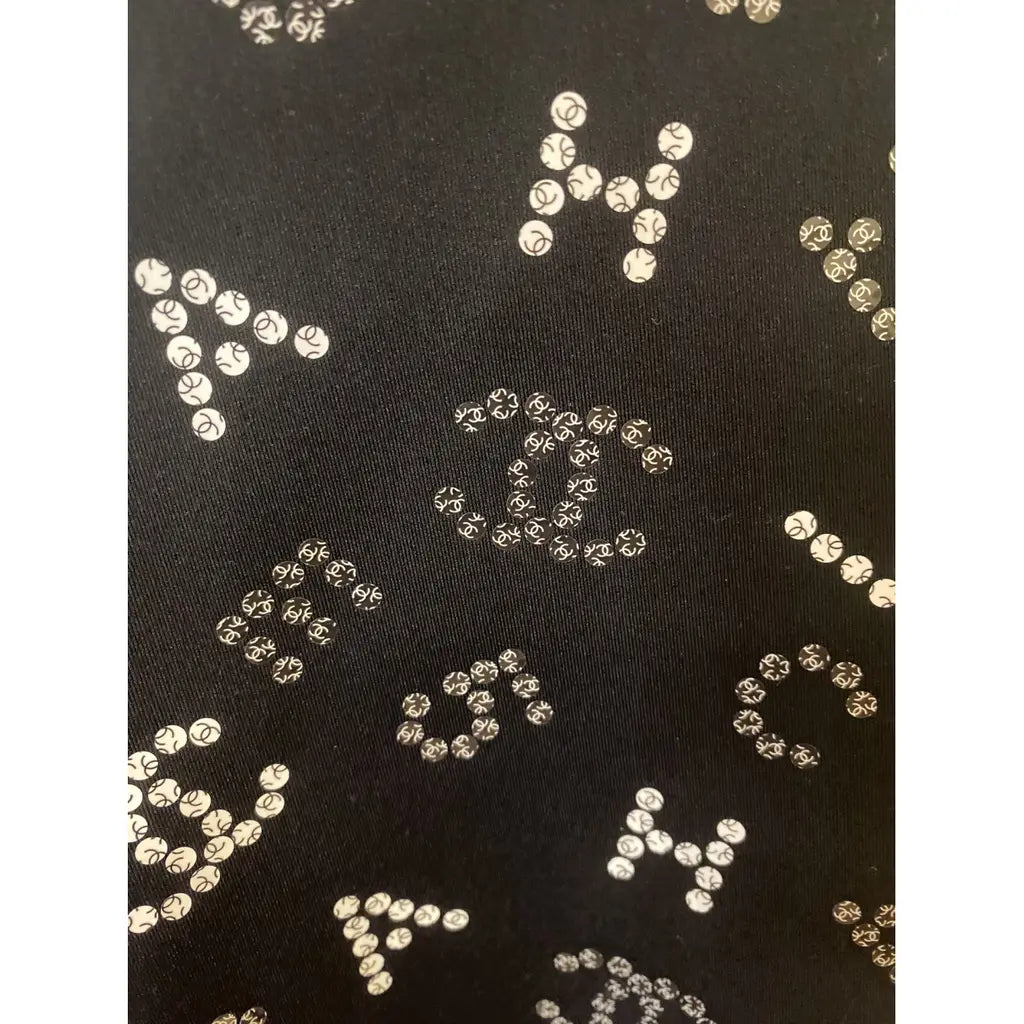 CHANEL 20C RUNWAY CC Logo Pants Leggings FR 38