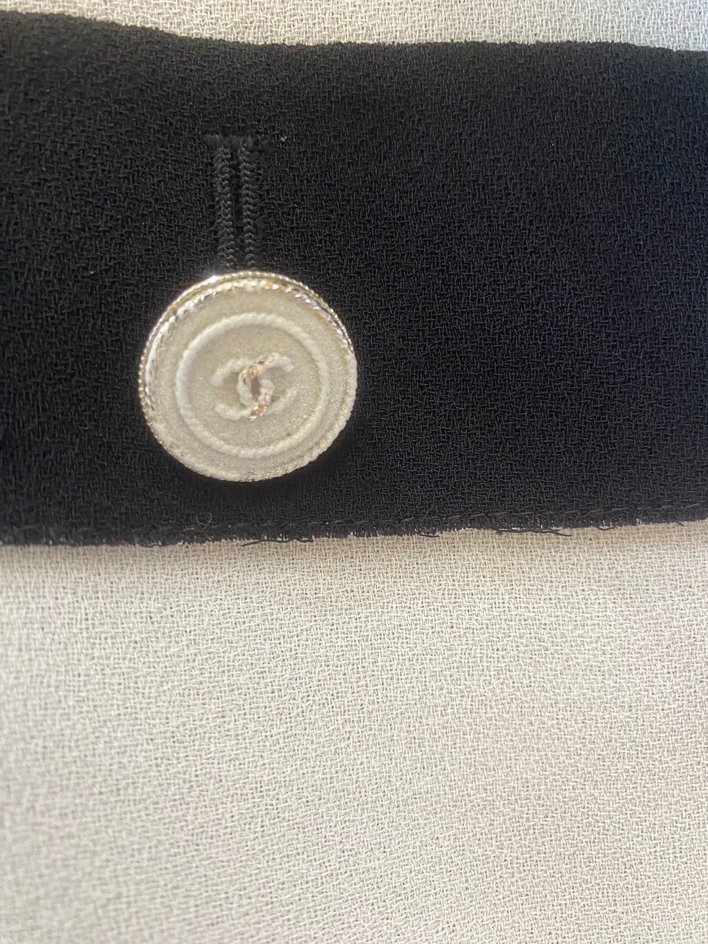 Chanel 14S Runway White & Black Jacket FR 36