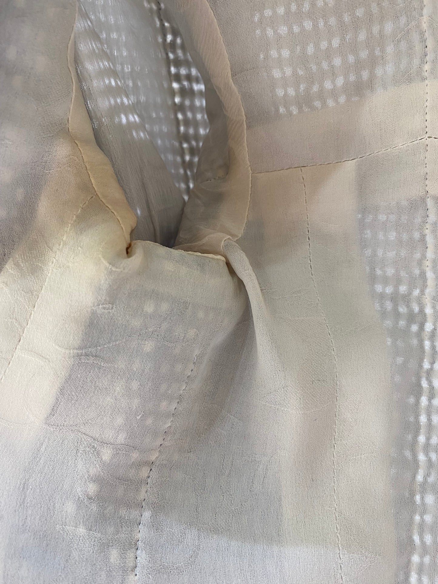 CHANEL 14C Shanghai BLACK AND WHITE TWEED JACKET FR 38
