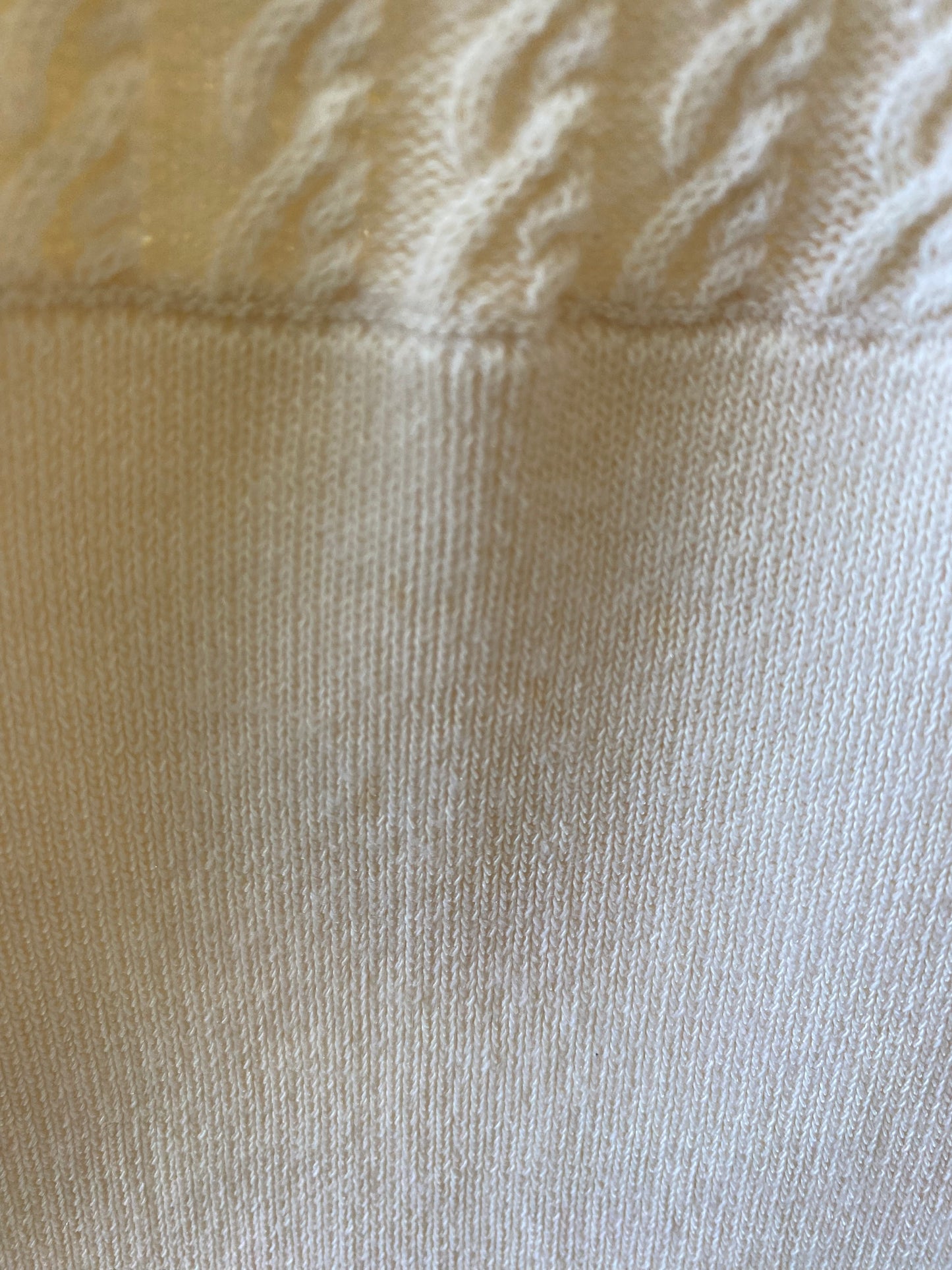 CHANEL 18A HAMBURG CREAM KNIT ANCHOR CC BUTTONS Mini DRESS FR 38