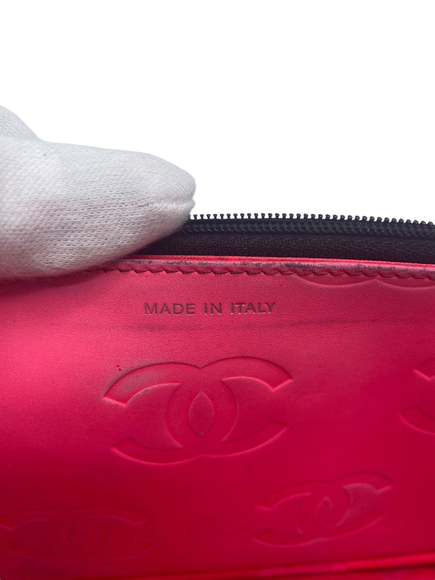 Chanel Black Leather Cambon Wallet on Chain WOC Crossbody Bag Clutch