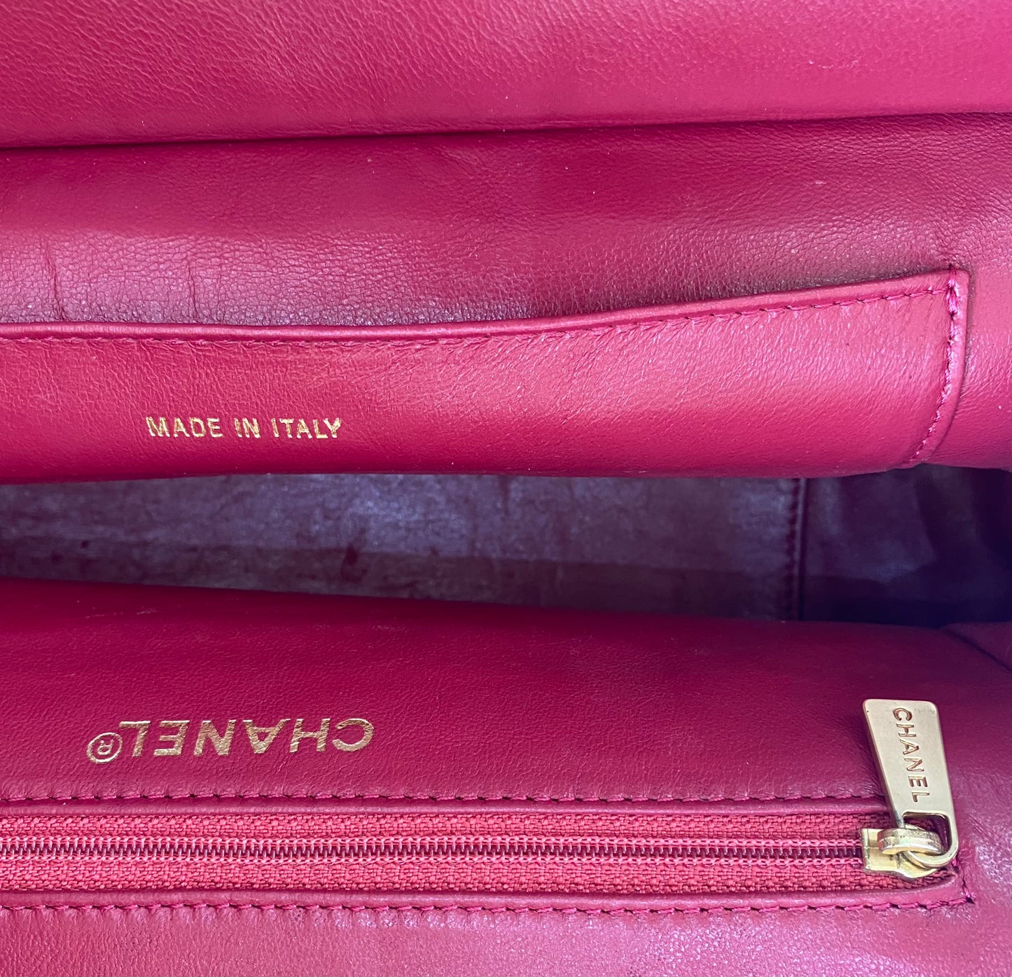 Chanel PPT Pink Raspberry Quilted Caviar Leather Petite Timeless Shopping Tote Bag