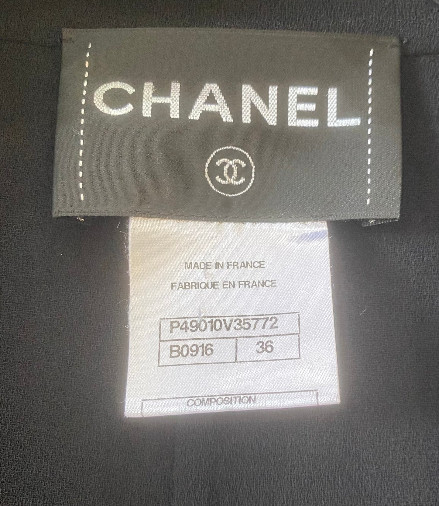 Chanel 14S Runway White & Black Jacket FR 36