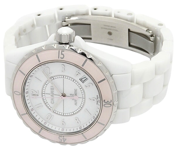 Chanel Limited Edition J12 Automatic 38mm (Large Bezel) Pink White Ceramic Watch