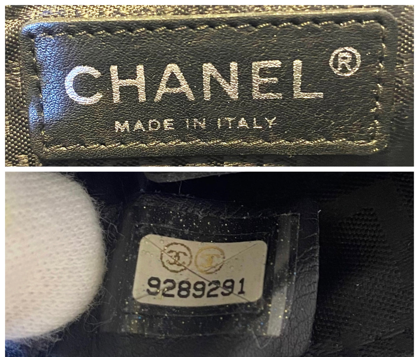 Chanel 04A Black Satin Mini Lipstick Mirror Charm Classic Flap Bag