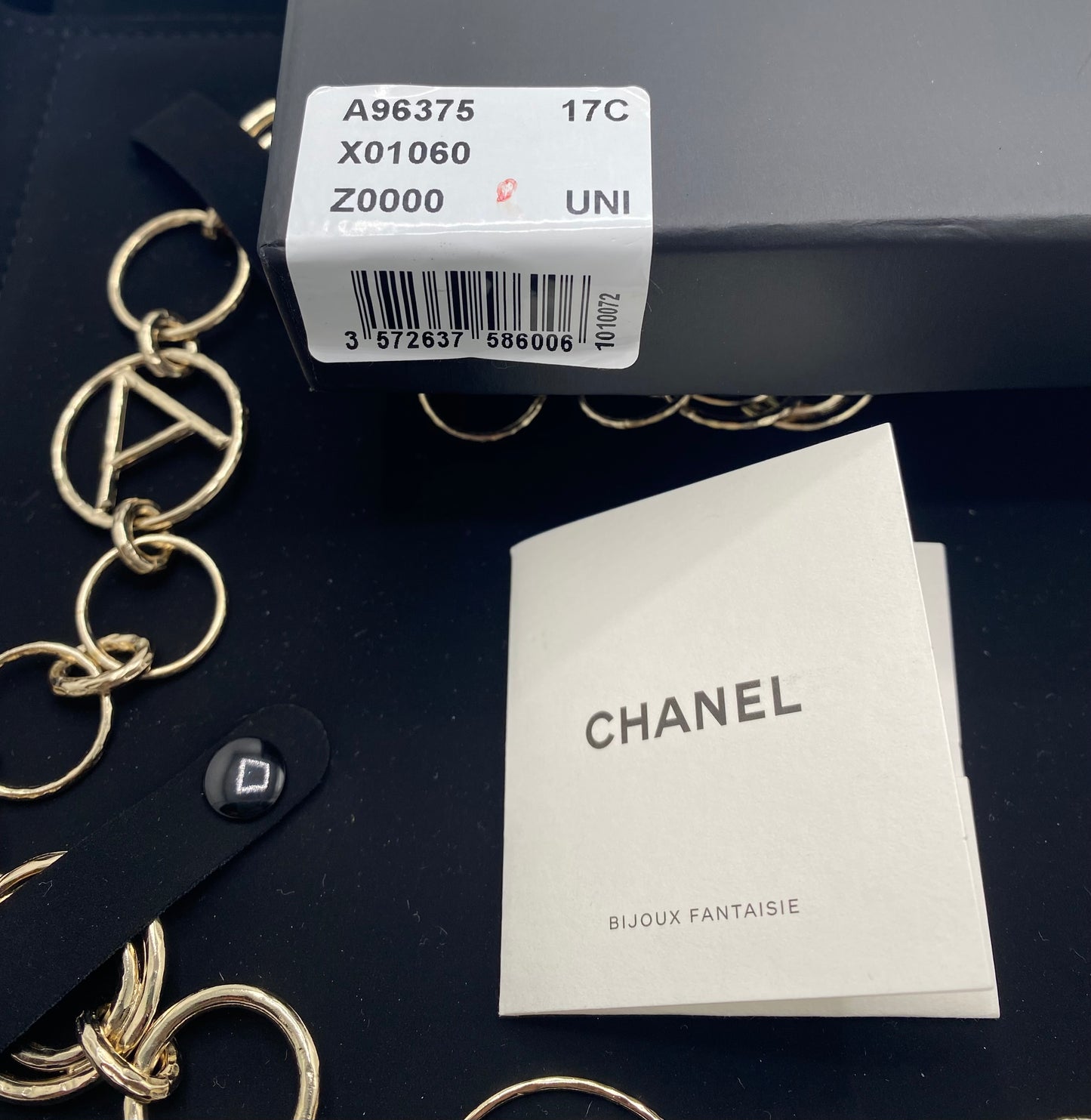 Chanel Letters 17C Paris-Cuba Runway Oversized Gold CC Necklace or Belt
