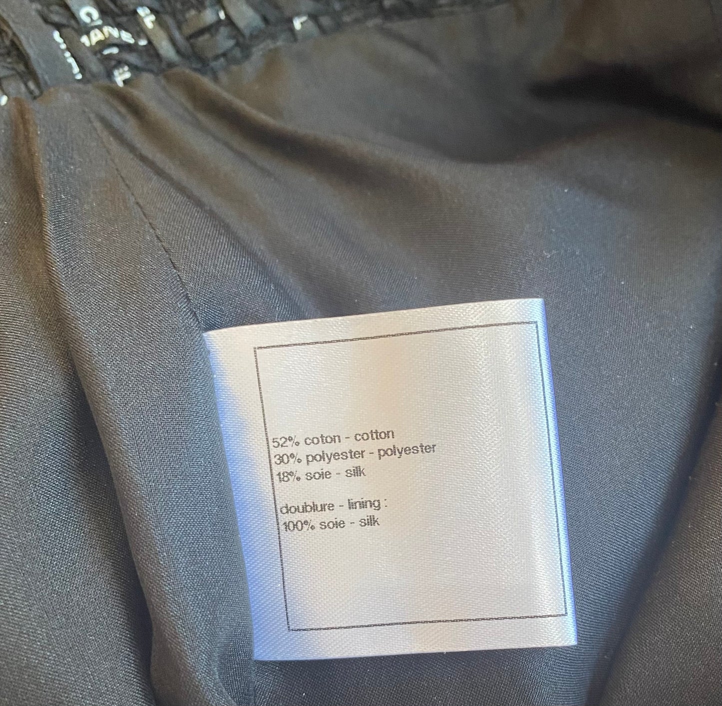 Rare Chanel 13C Paris Versailles Classic Black & White Signature Ribbon Tweed Skirt FR 44