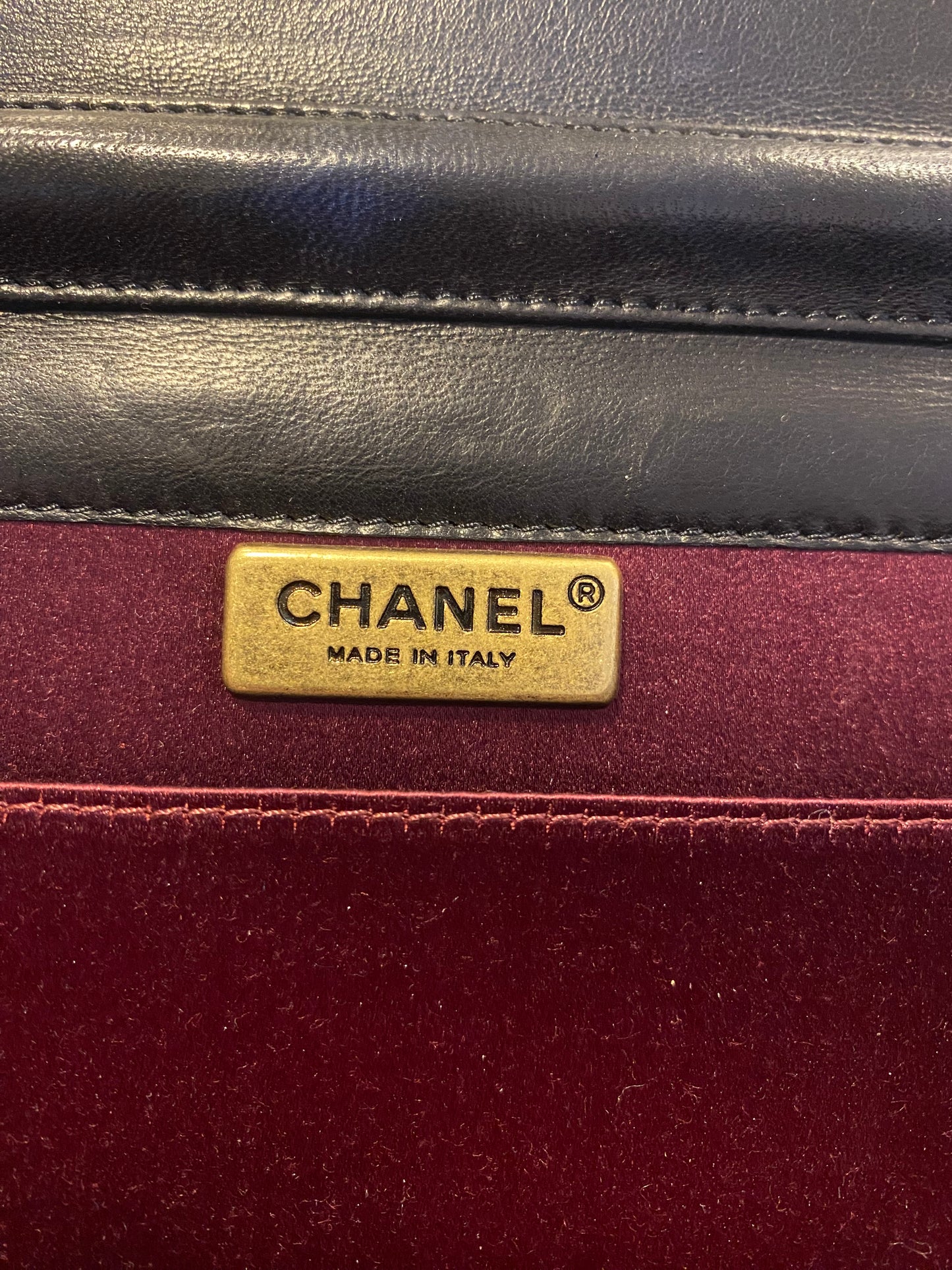 Chanel 11A Paris-Byzance Black Chocolate Bar Lambskin Leather Jeweled Clutch Minaudière Bag