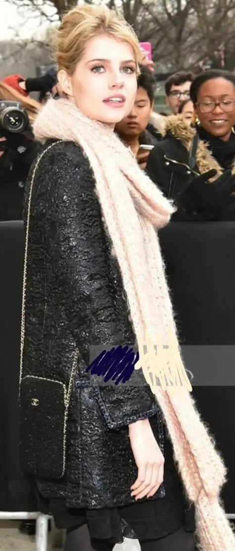 Chanel 16A Paris Rome Black Navy Metallic Camellia Jacquard Braid Long Coat Jacket FR 38