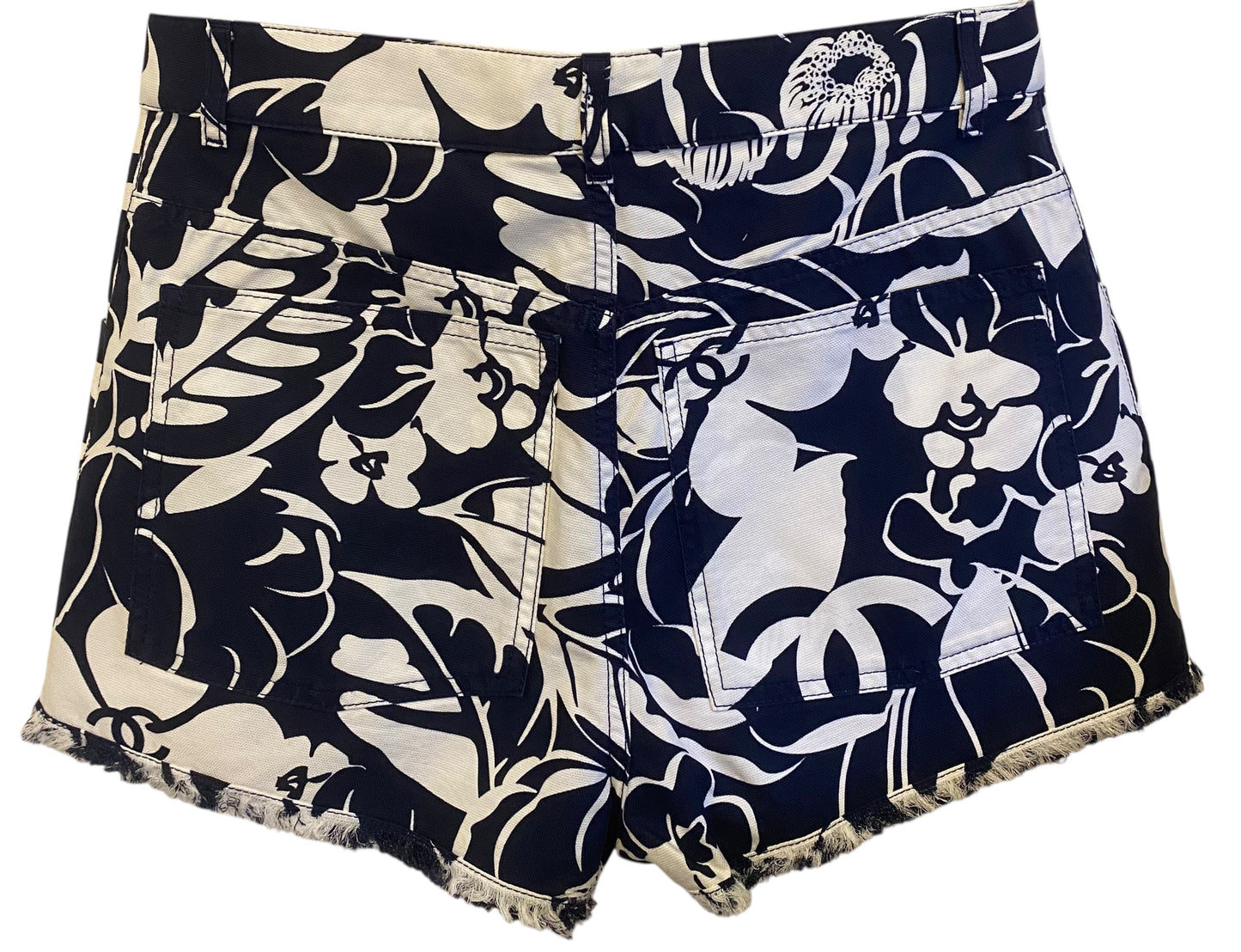 Chanel 2021 Coco Beach Swimsuit and Shorts SET FR 38/40