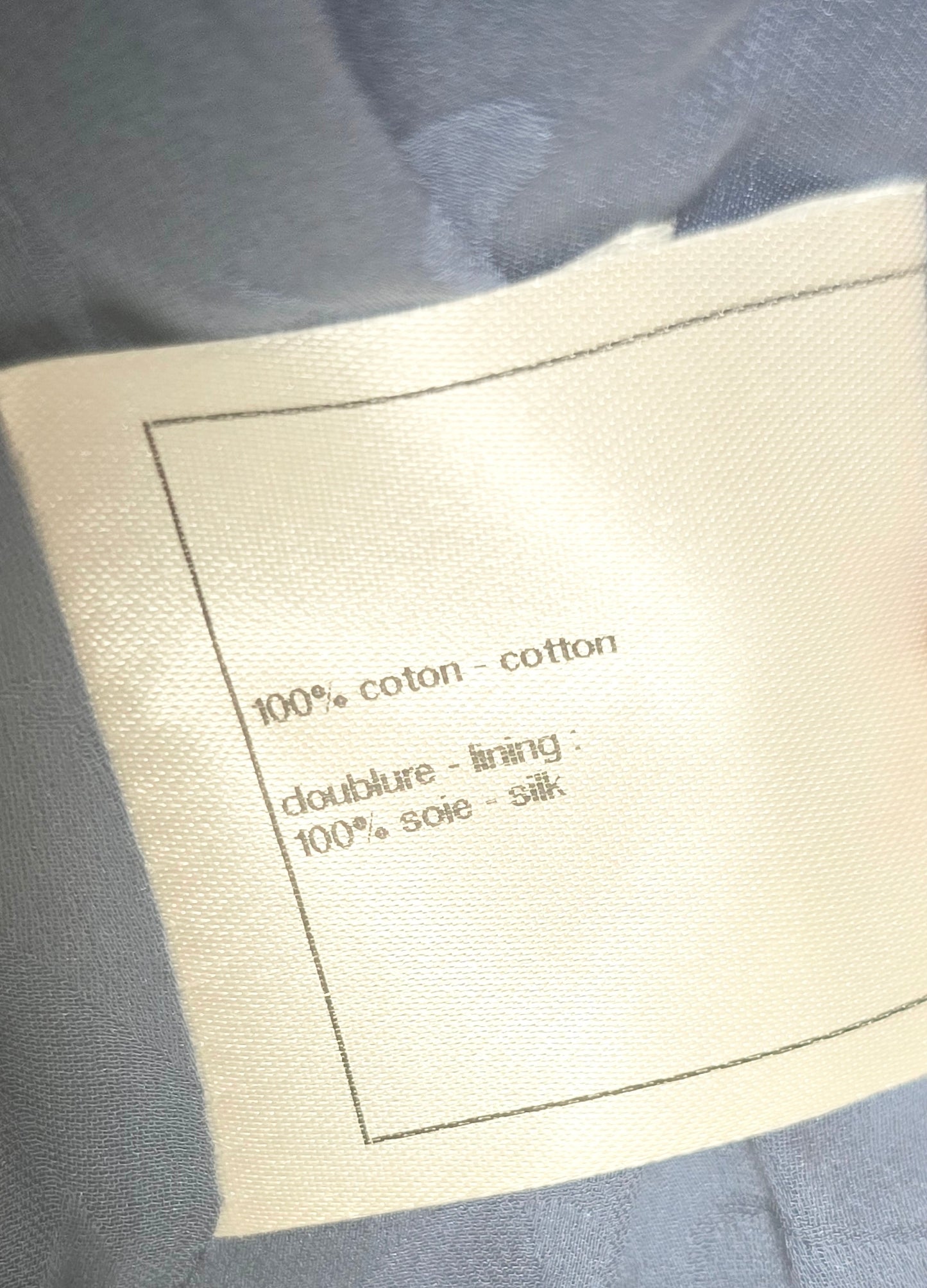 Chanel 13C Paris-Versailles Runway Blue Denim Braided Trim Jacket FR 38