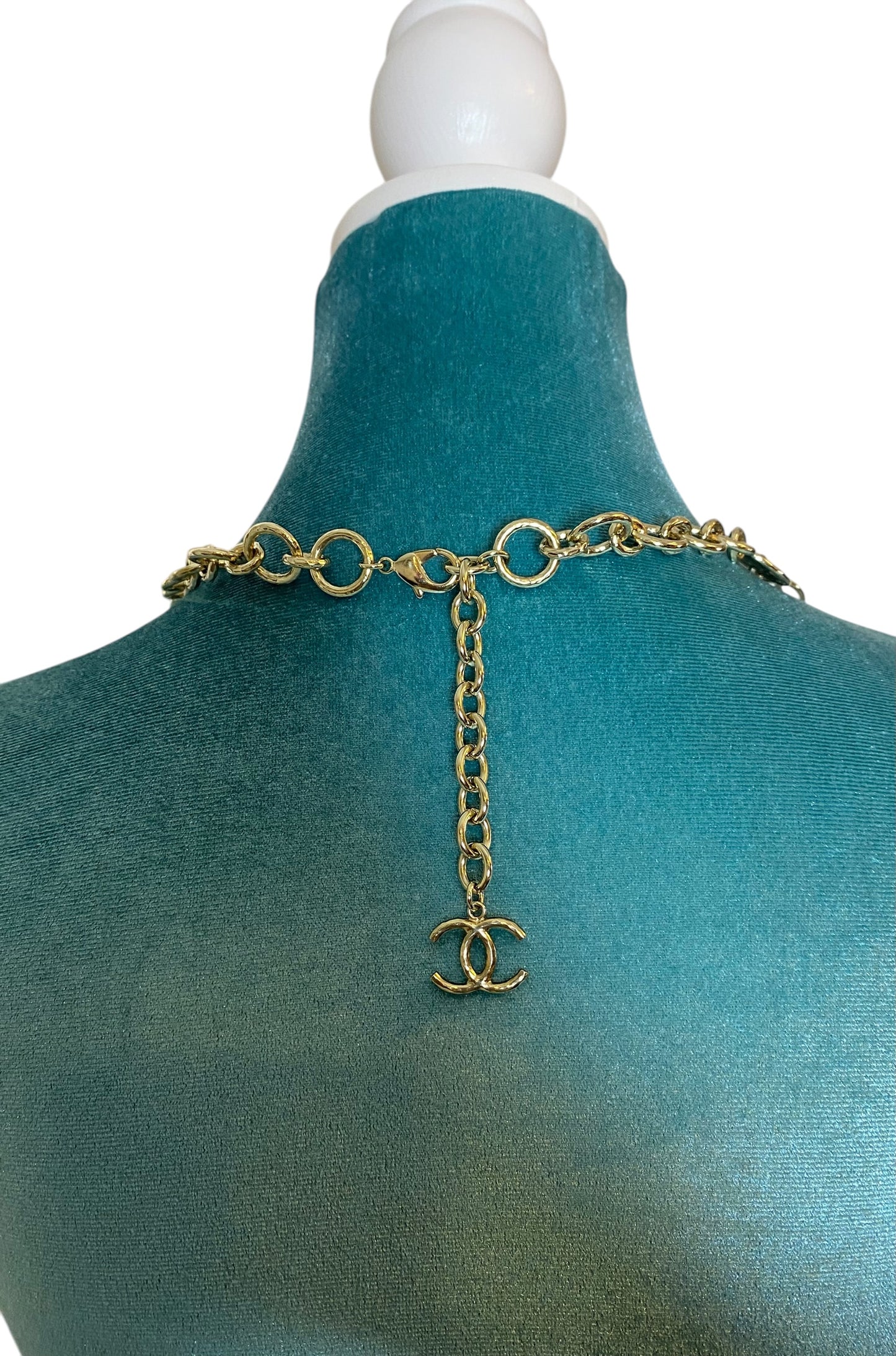 Chanel Letters 17C Paris-Cuba Runway Oversized Gold CC Necklace or Belt