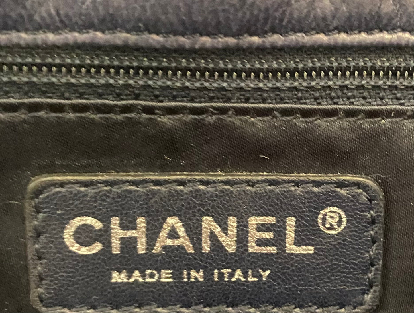 Chanel Metallic Blue & Green Python and Crochet Flap Bag