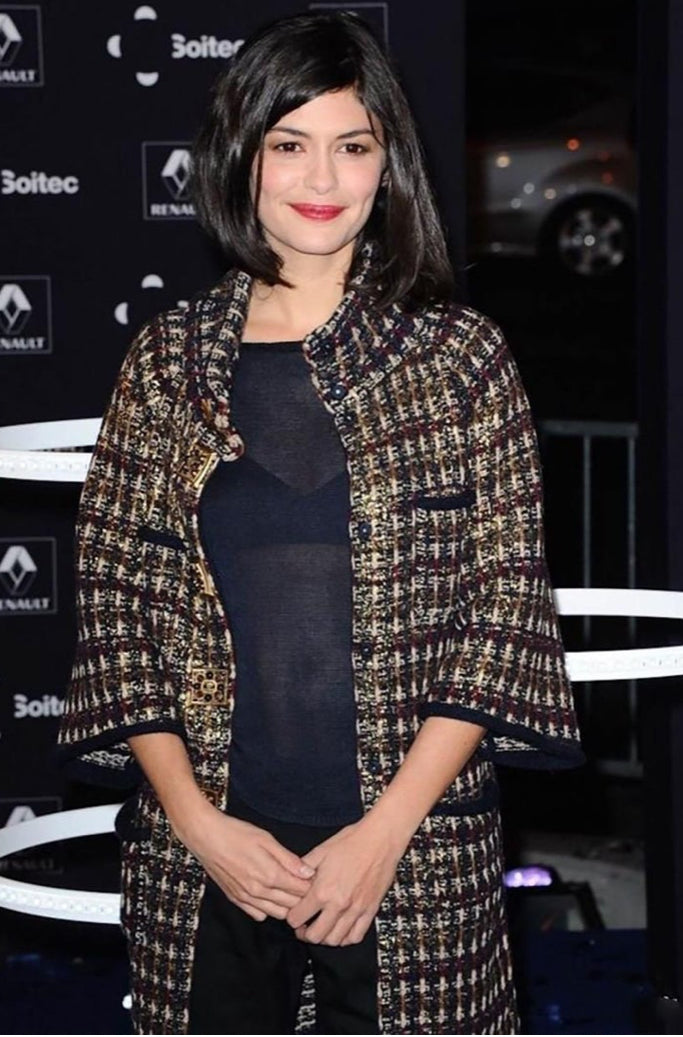 Chanel 11A Paris-Byzance Tweed Long Coat FR 44