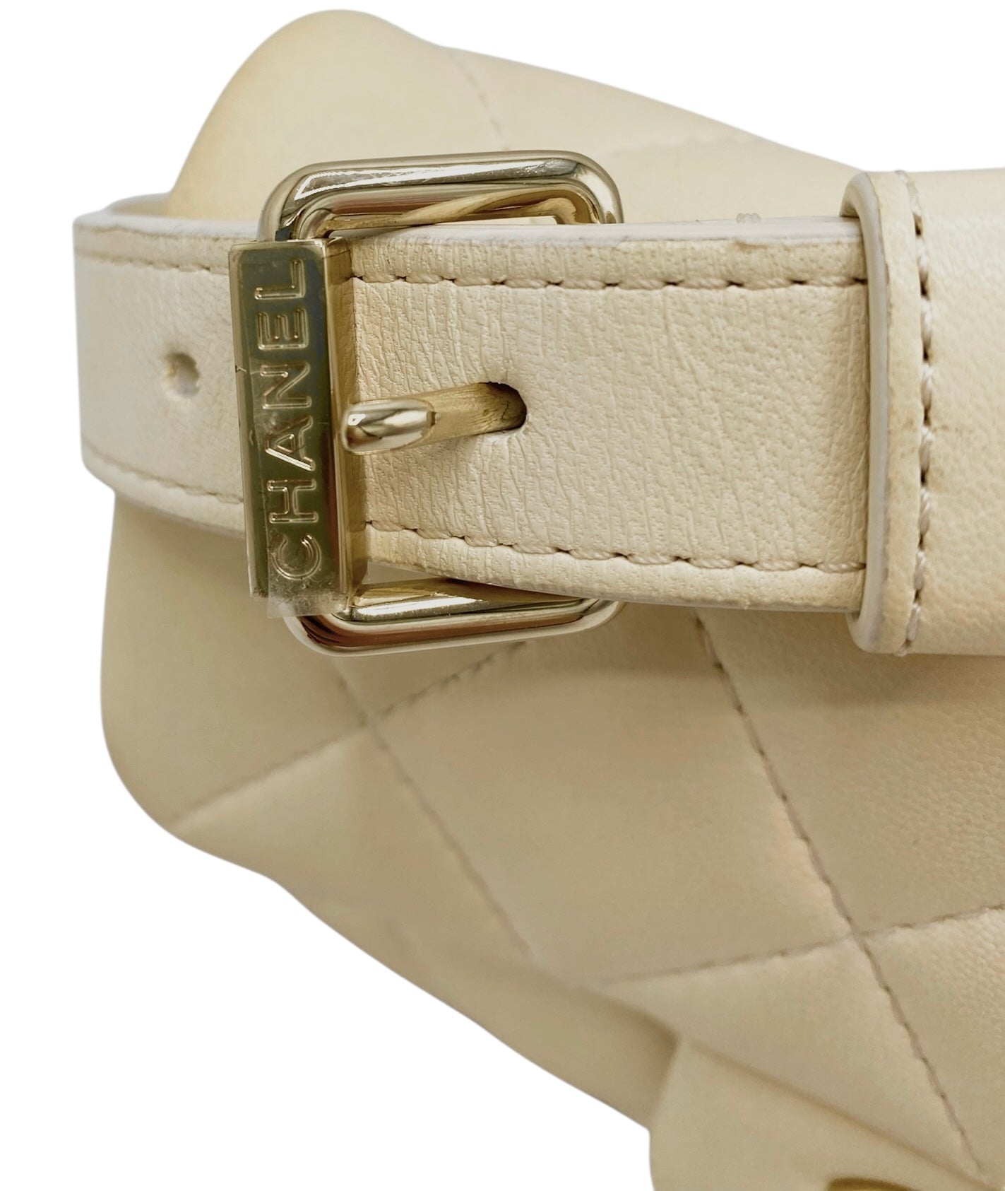 Chanel My Precious Pearls Waist Bag Quilted Lambskin Mini Belt Bag