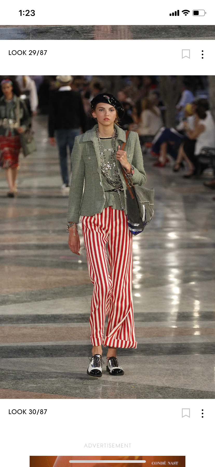 Chanel Letters 17C Paris-Cuba Runway Oversized Gold CC Necklace or Belt