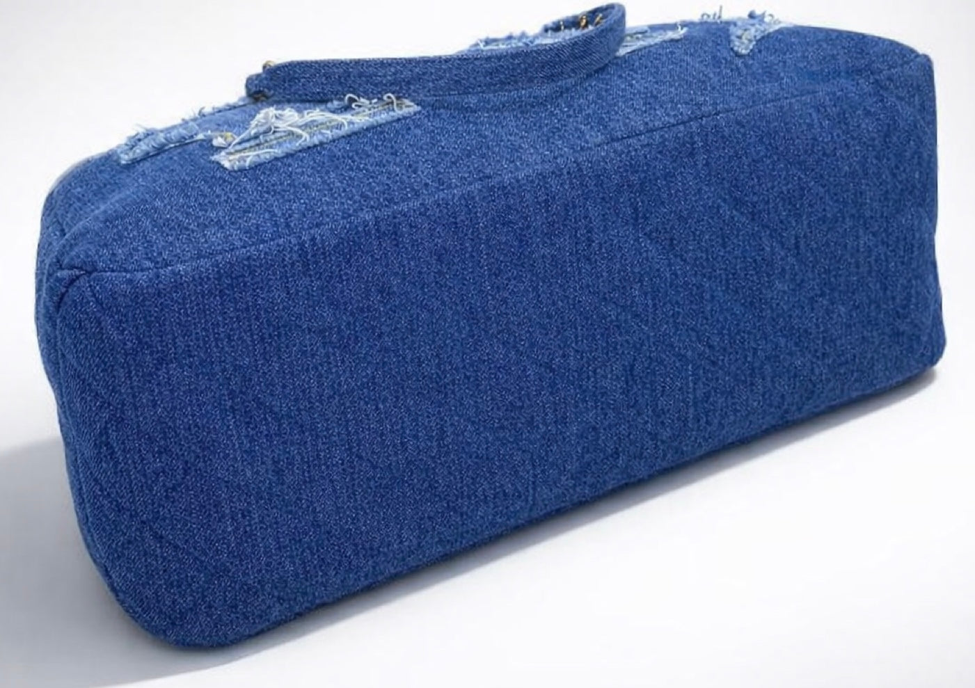 Chanel 19A New York Egypt Denim Shearling Hieroglyph Coco Shopping Tote