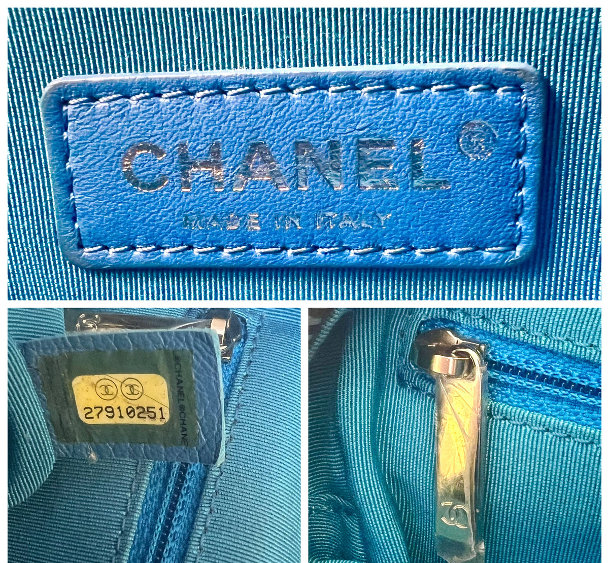 Chanel 19S Black Leather Multicolor Tweed Trim Quilted Waist Belt Bag