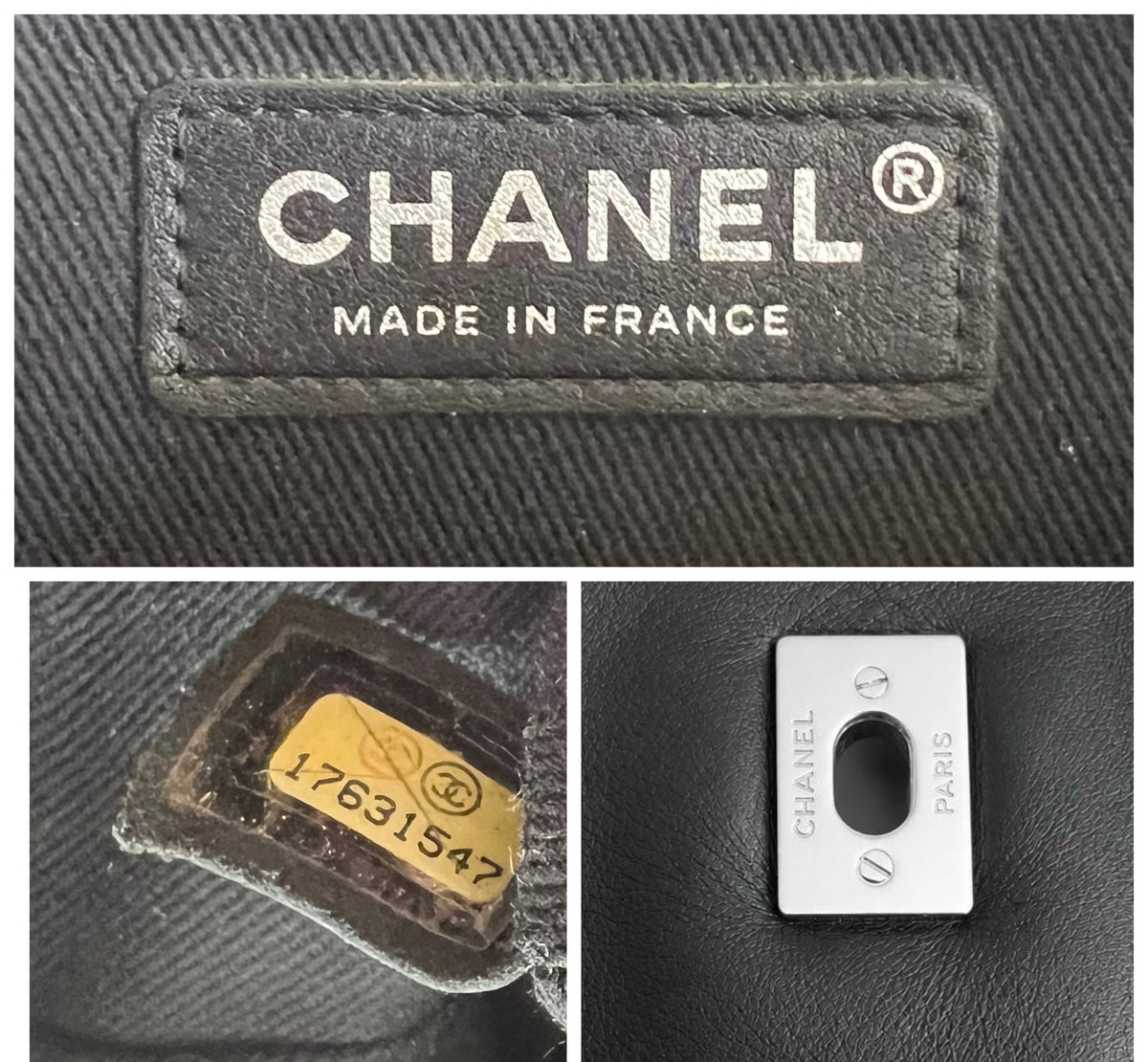 Chanel 13P Black Quilted Leather Large Love Me Tender Whipstitch Classic Flap Bag SHW