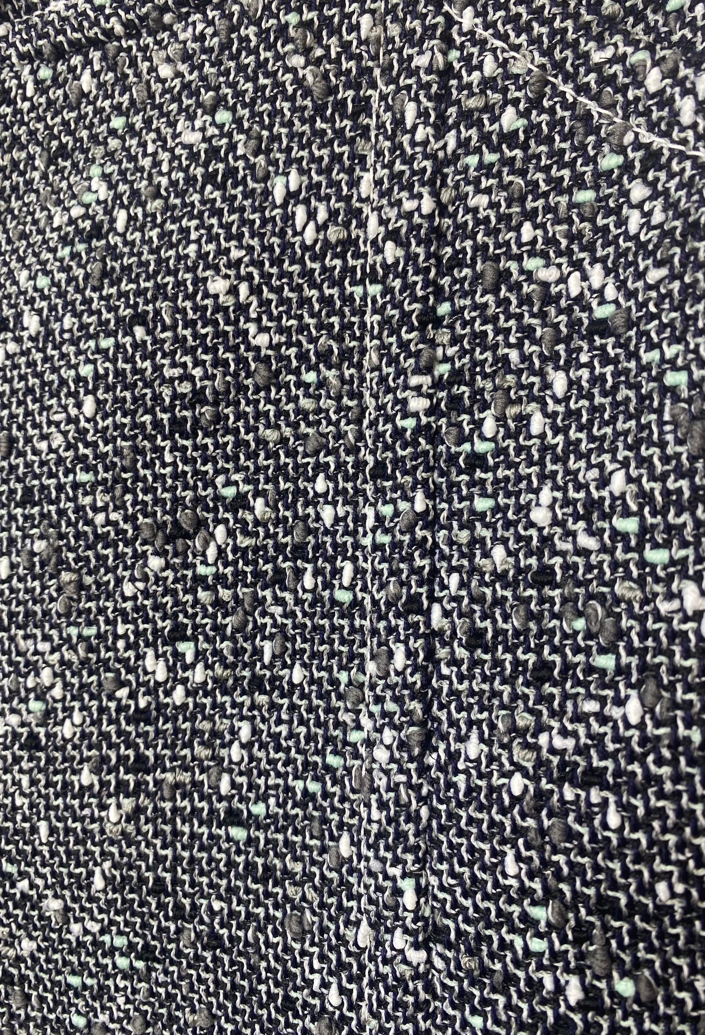Chanel 2019 Black Gray White Baby Blue Tweed Boucle Shorts FR 38