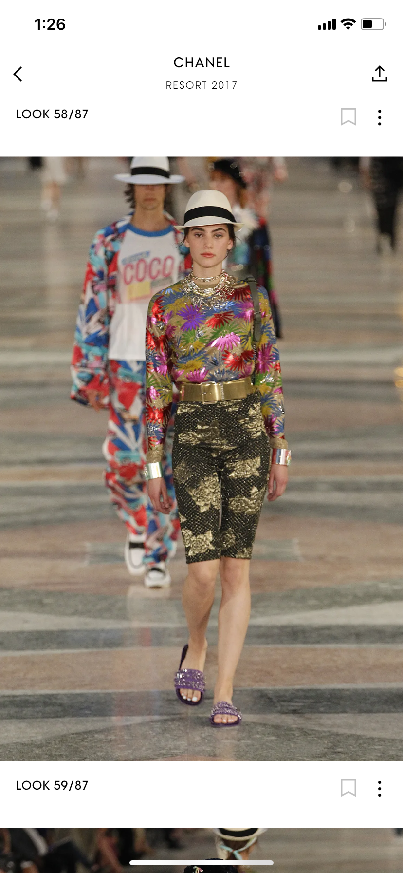 Chanel Letters 17C Paris-Cuba Runway Oversized Gold CC Necklace or Belt