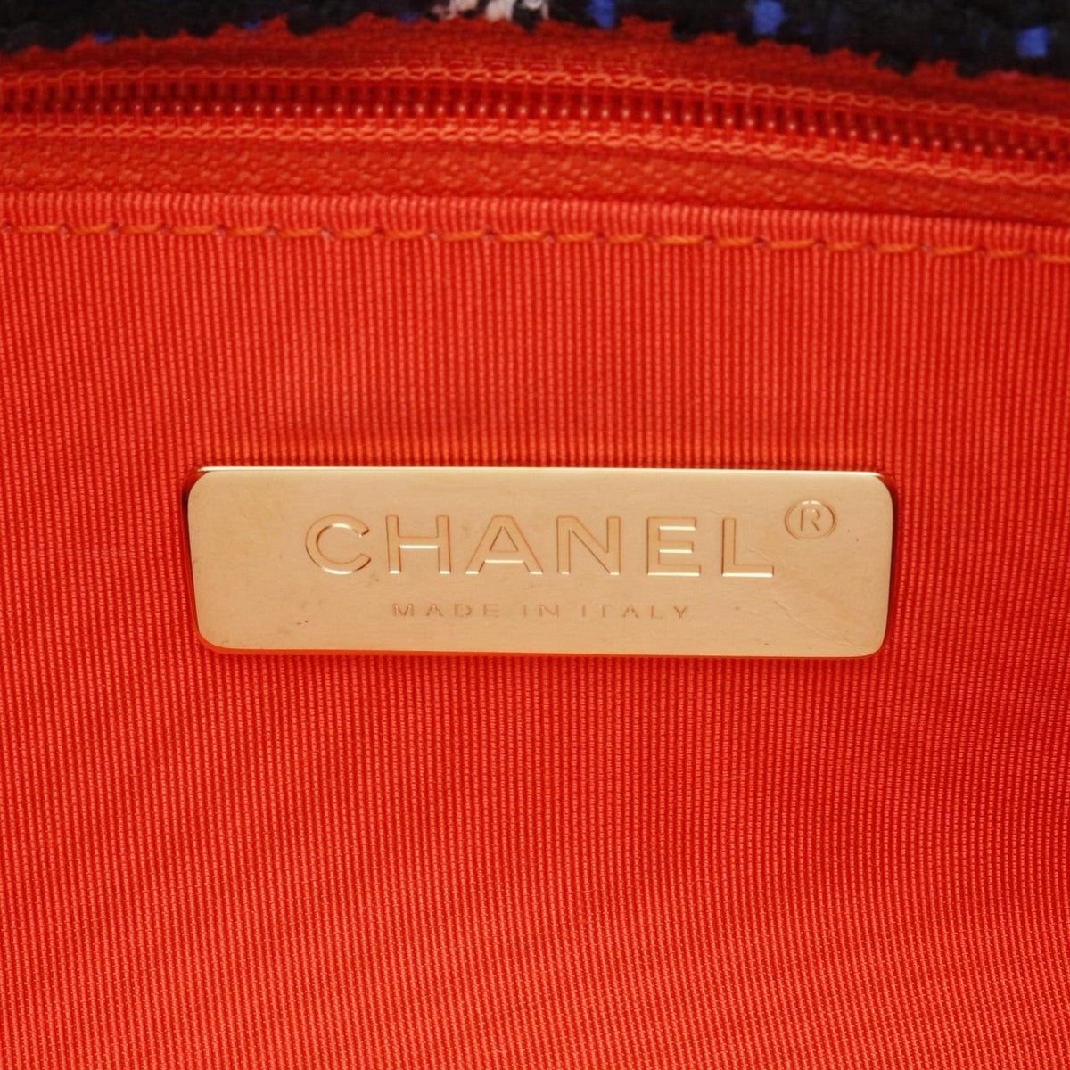 Chanel 19 Large Black Multicolor Tweed Flap Bag