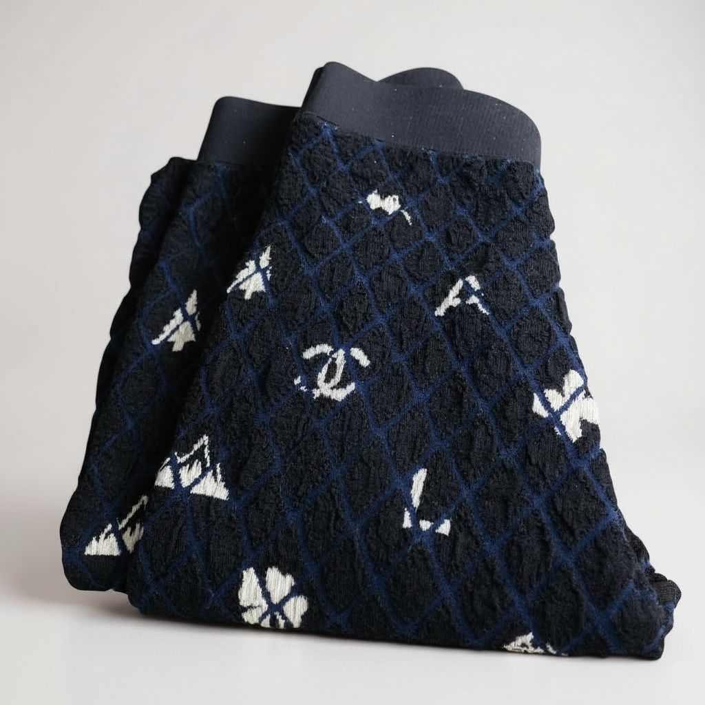 Chanel 2019 Coco Niege Après-ski Ski Motif Leggings Pants FR 38