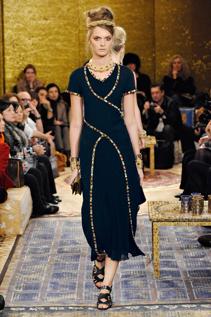 Chanel 11A Paris-Byzance Black Chocolate Bar Lambskin Leather Jeweled Clutch Minaudière Bag