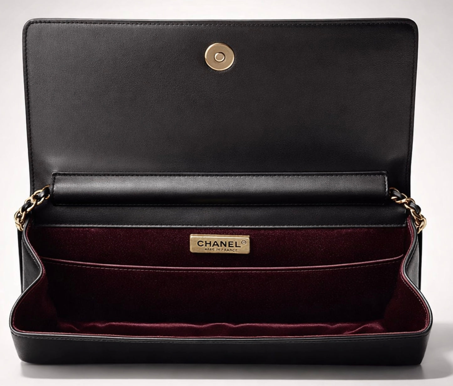 Chanel 11A Byzance Black Jewel Clutch Minaudière Handbag