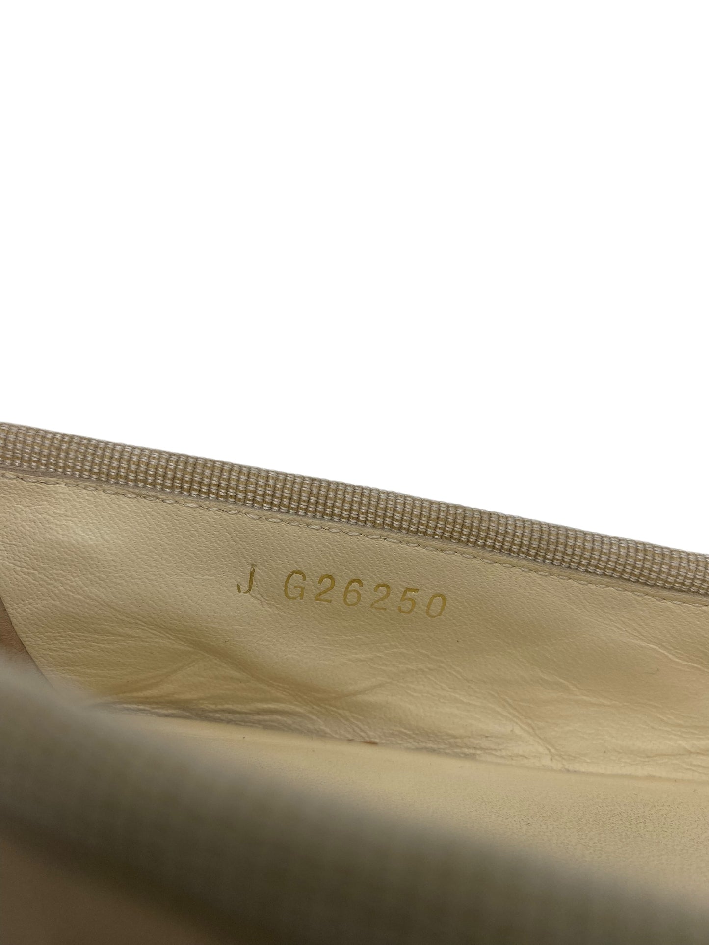 Chanel Beige Quilted Leather CC Bow Ballet Flats EU 38.5