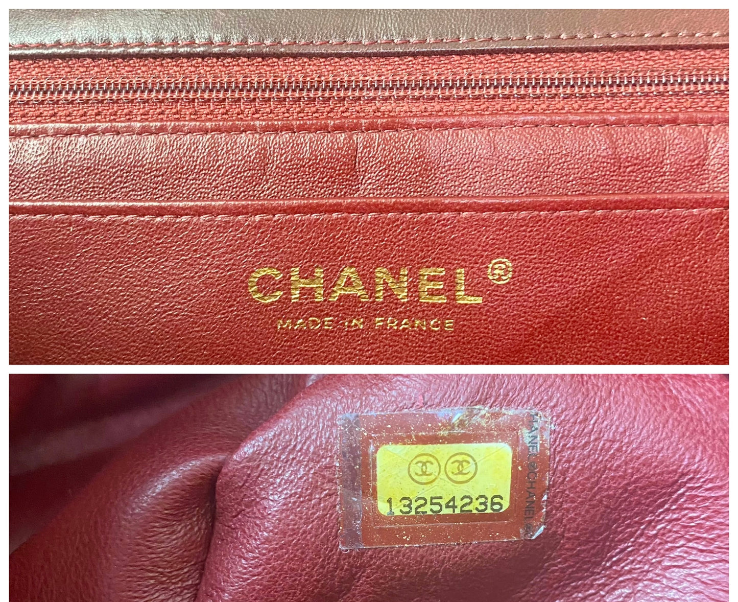 Chanel Jumbo Classic Ombre Pink Burgundy Quilted Lambskin Single Flap Bag