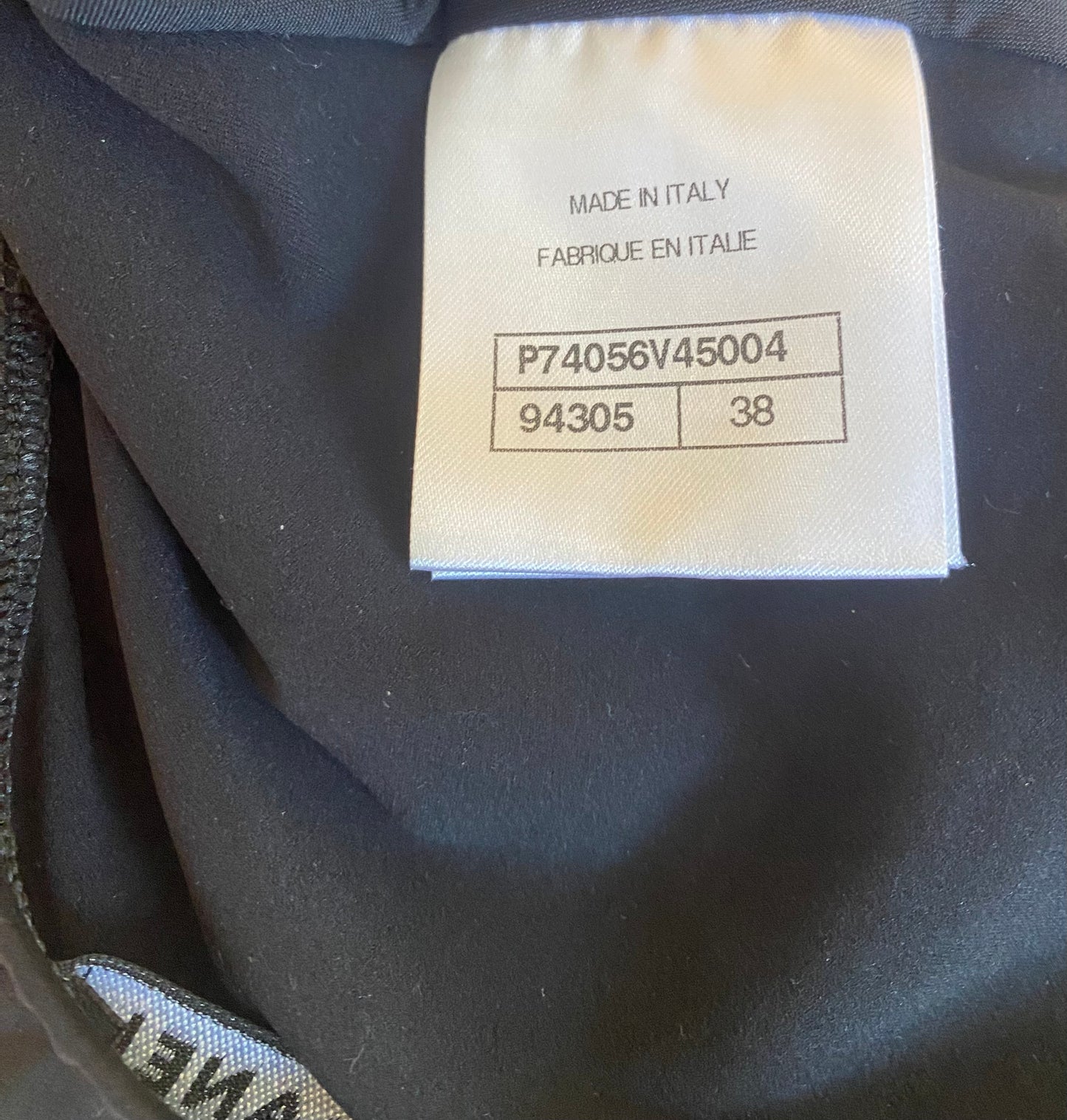 Chanel 23C One Piece Swim Bathing Suit Body Suit FR 38