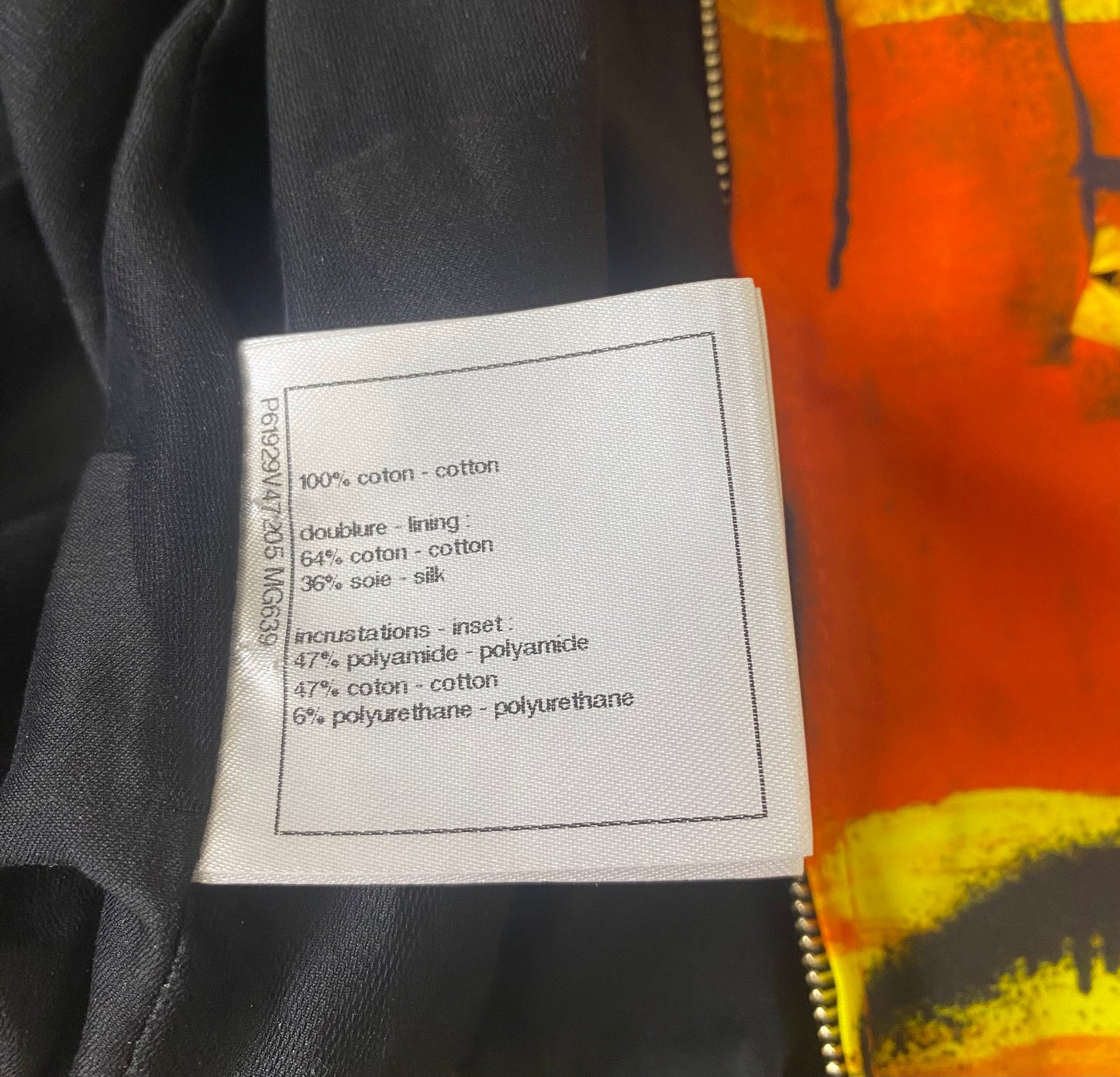 CHANEL 19A PARIS NEW YORK EGYPT SACRED SYMBOLS GRAFFITI BOMBER JACKET FR 34