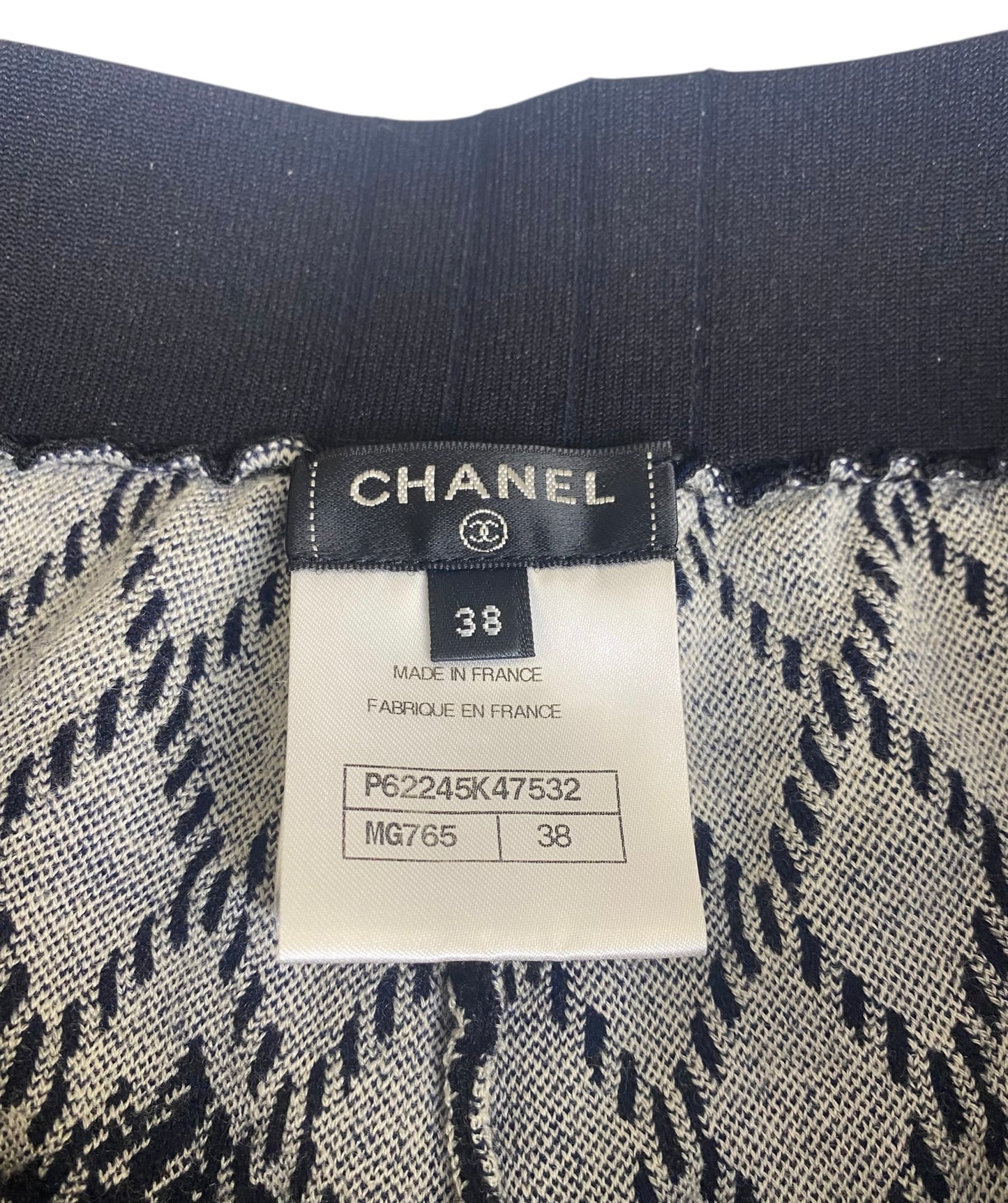 Chanel 2019 Coco Niege Après-ski Ski Motif Leggings Pants FR 38