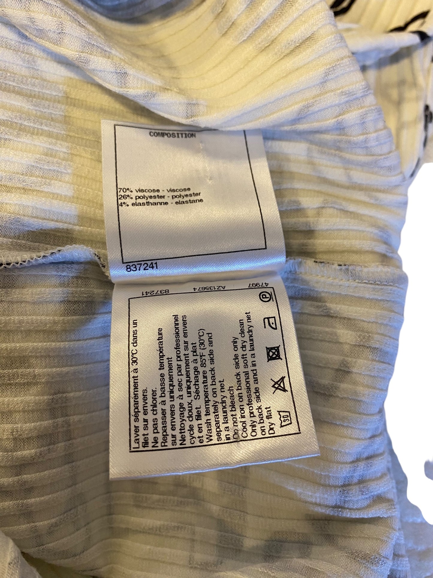 Chanel 19A Paris-New York Egypt Graffiti Tank Top Size FR 36
