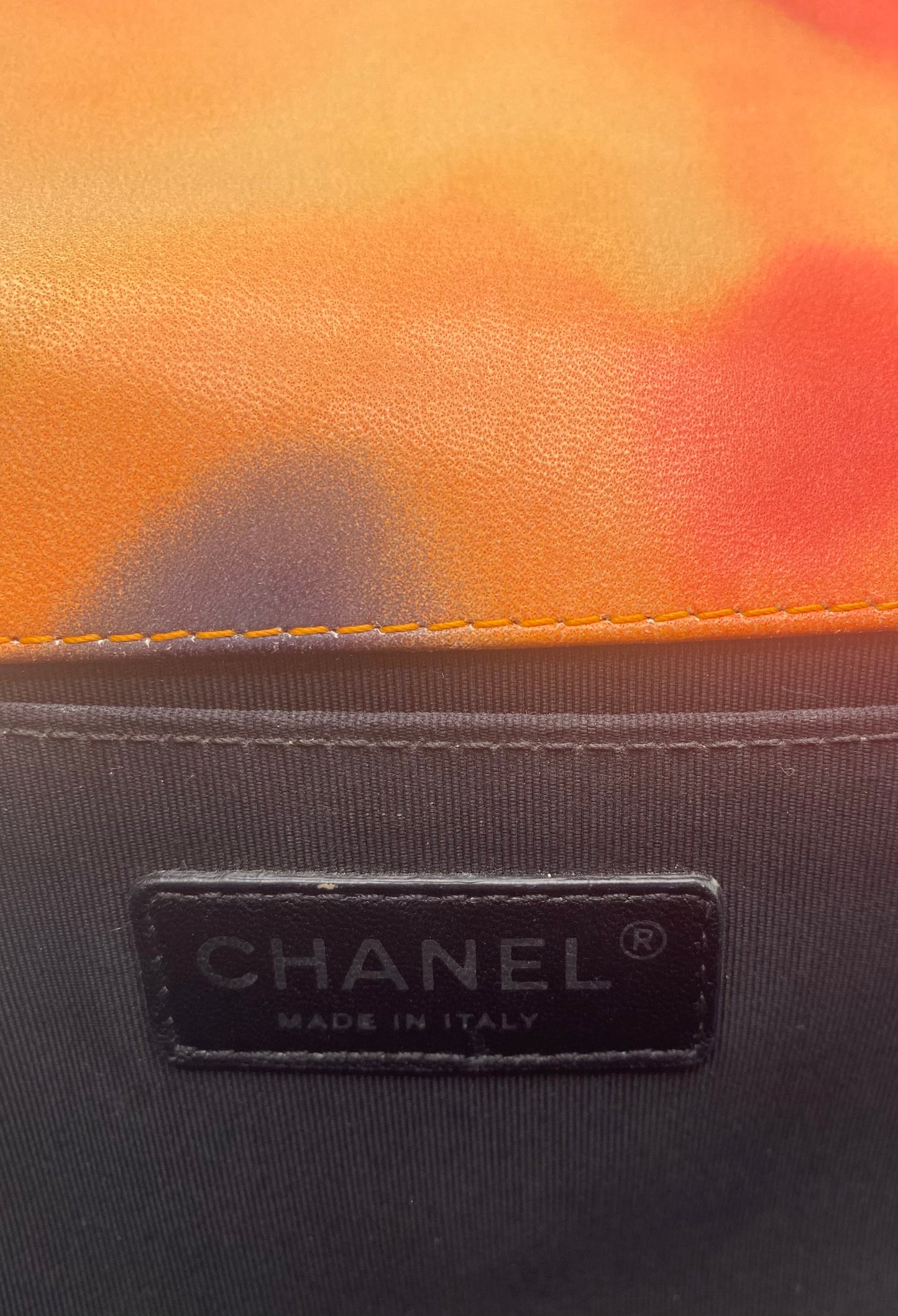 Chanel 15P Limited Edition ‘Flower Power’ Medium Lambskin Boy Flap Bag