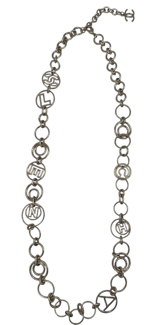 Chanel Letters 17C Paris-Cuba Runway Oversized Gold CC Necklace or Belt