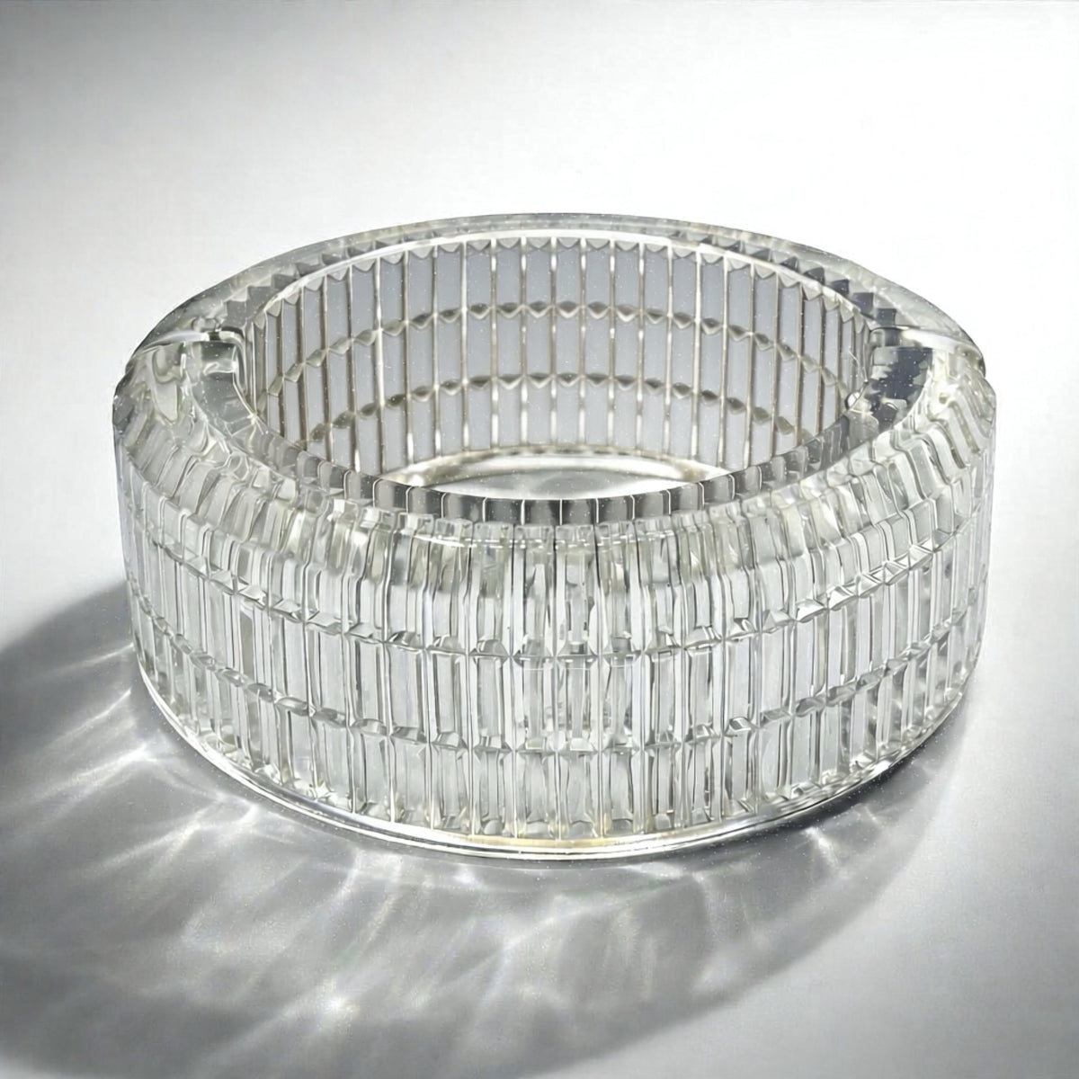 RARE Chanel 15C Paris Dubai FULL Swarovski Crystal Cuff Bracelet