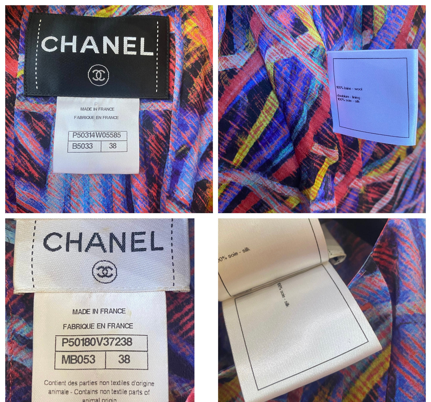 Chanel 14A Supermarket Collection SET Raspberry Pink Jacket & Blouse FR 38