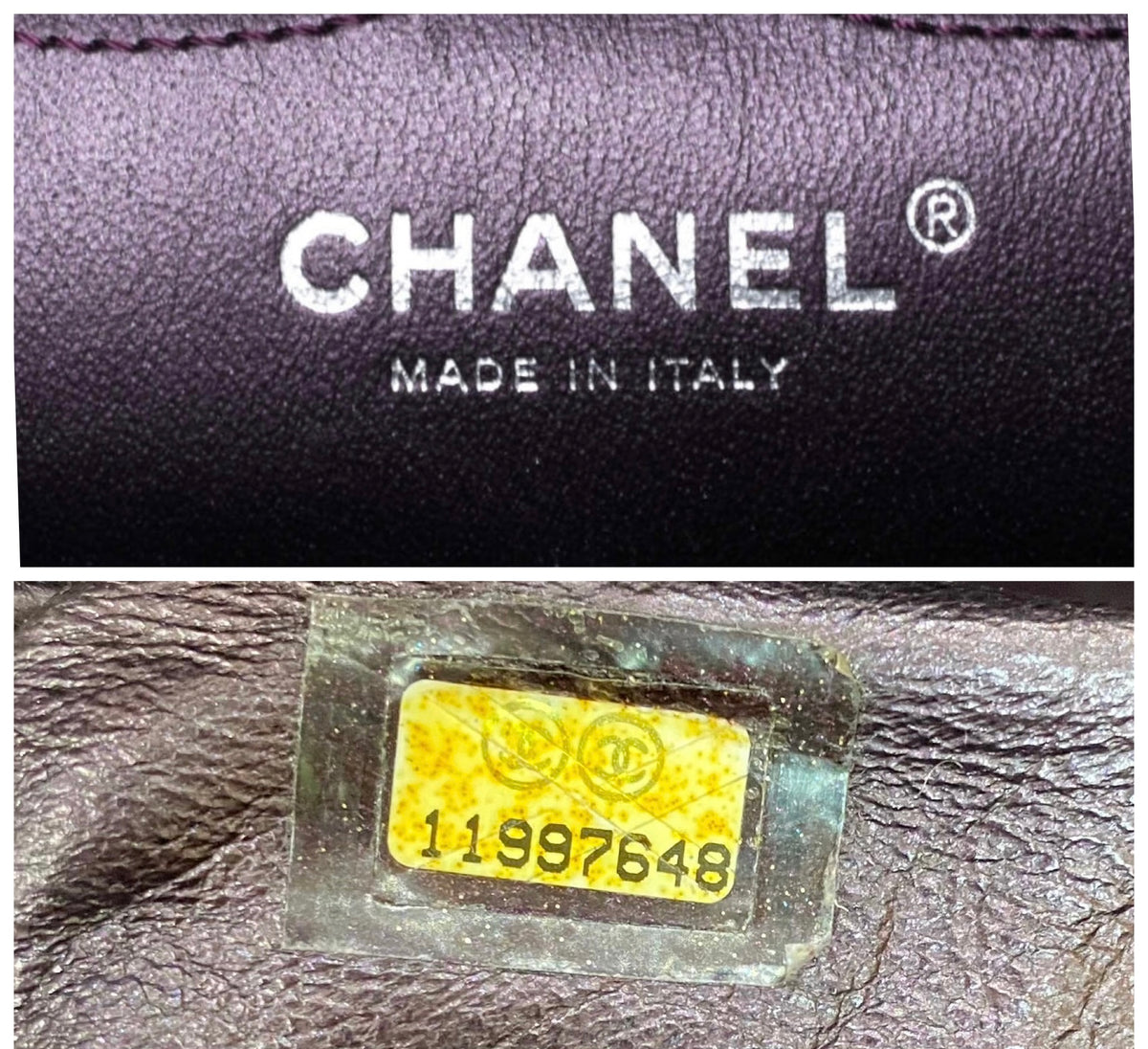 Chanel Metallic Purple Maxi 228 Classic Reissue Flap Bag
