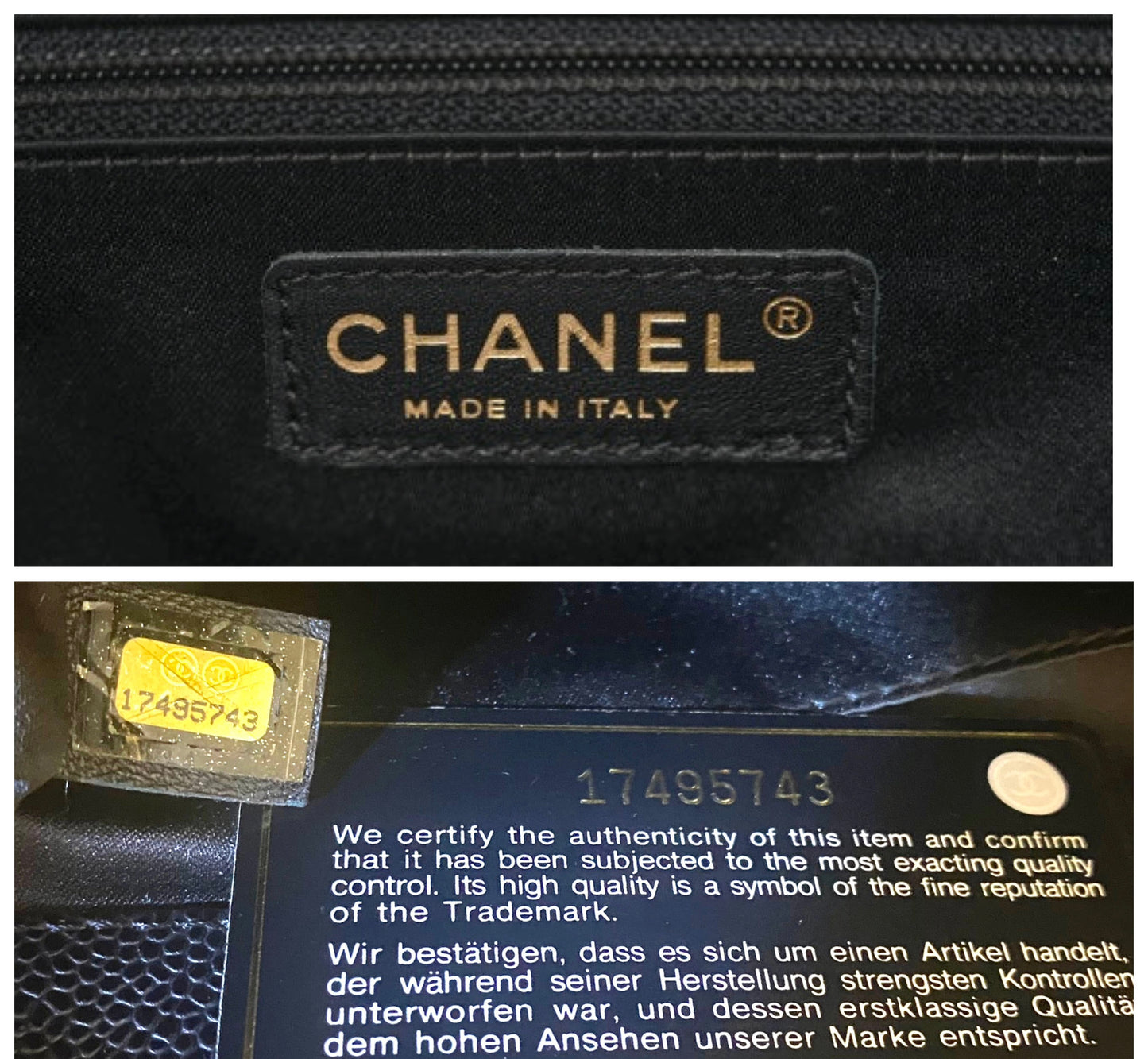 Chanel Black XL 40cm Caviar Quilted Grand Shopping Tote GST GHW