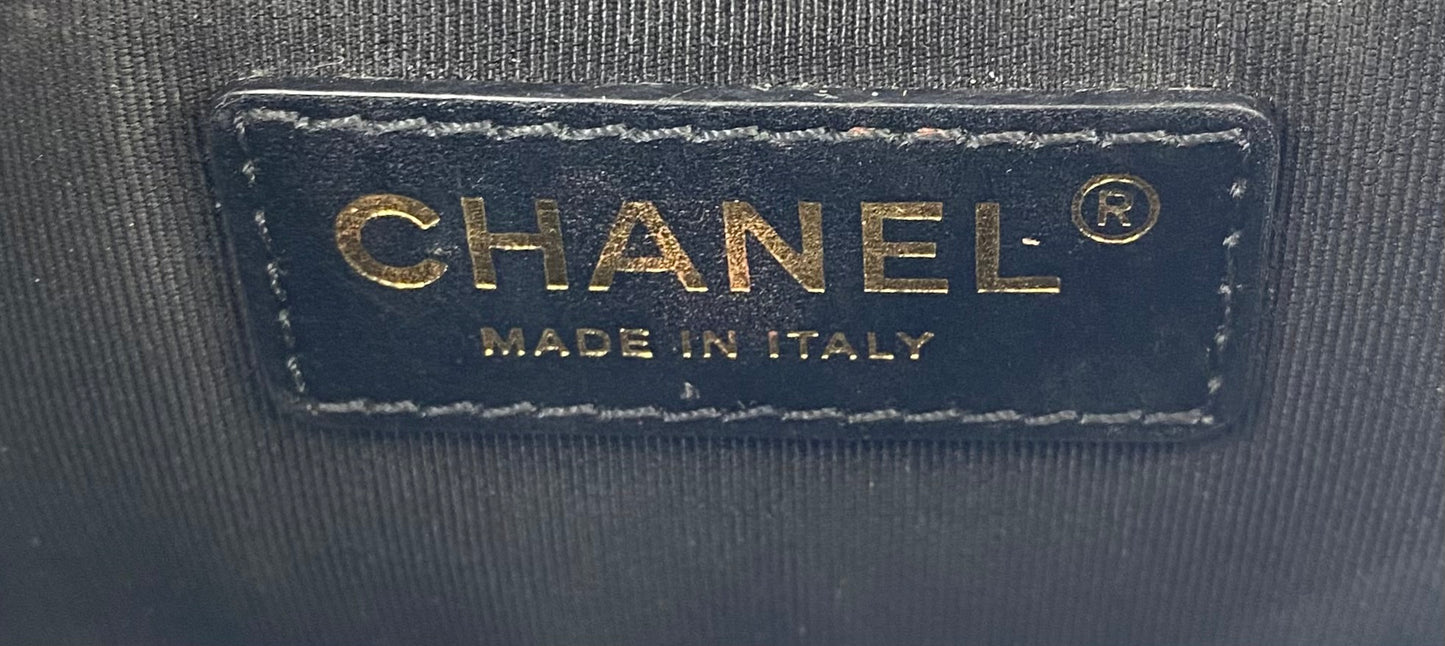 Chanel 2020 My Precious Pearls Black Lambskin Quilted Small Flap Bag GHW