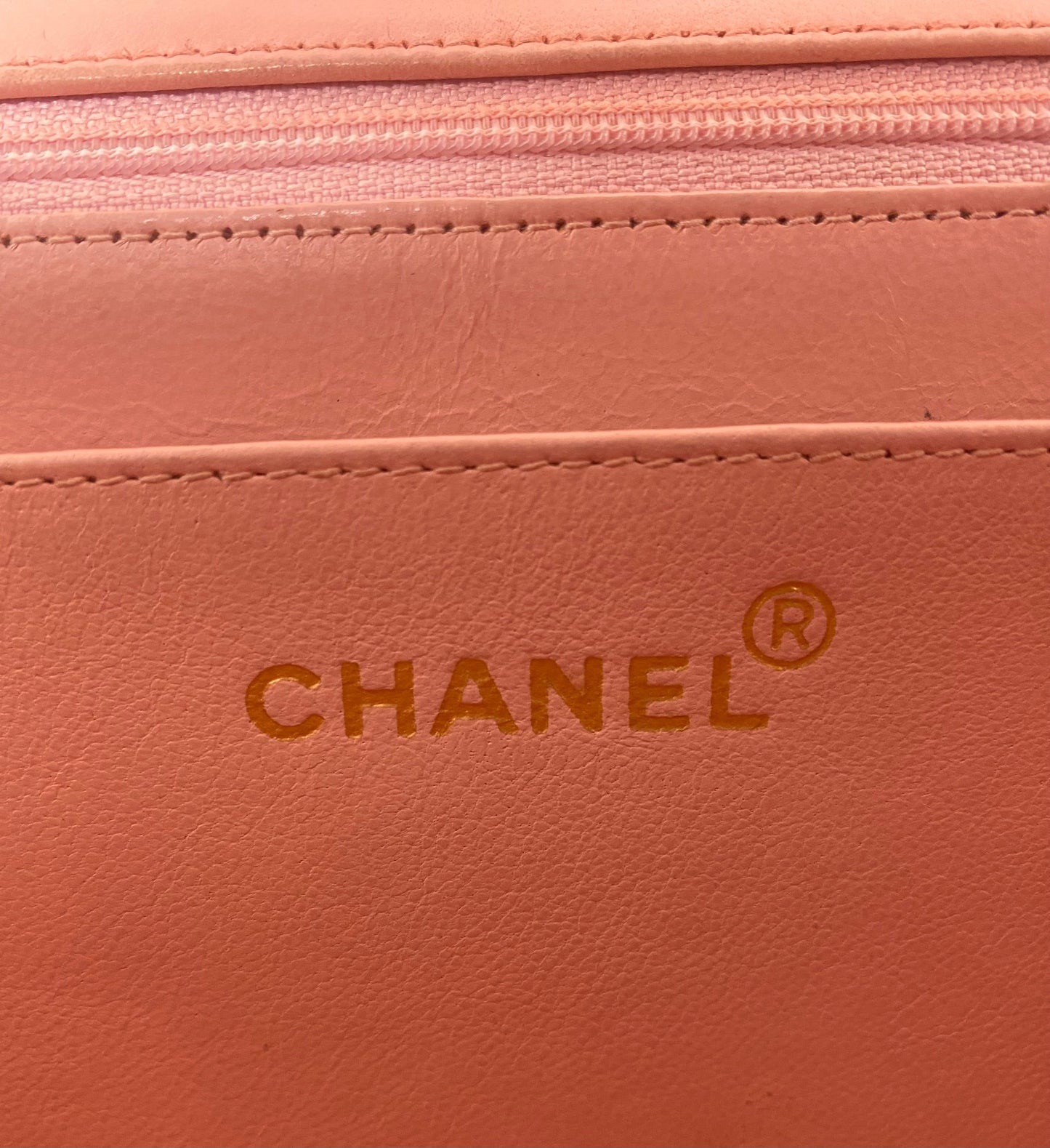 Chanel Vintage 90’s Barbie Pink Lambskin Maxi 24K Gold Hardware