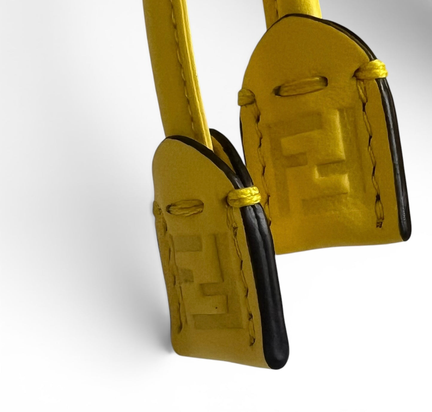 FENDI 2026 Medium Mamma Baguette Yellow Nappa Leather Bag